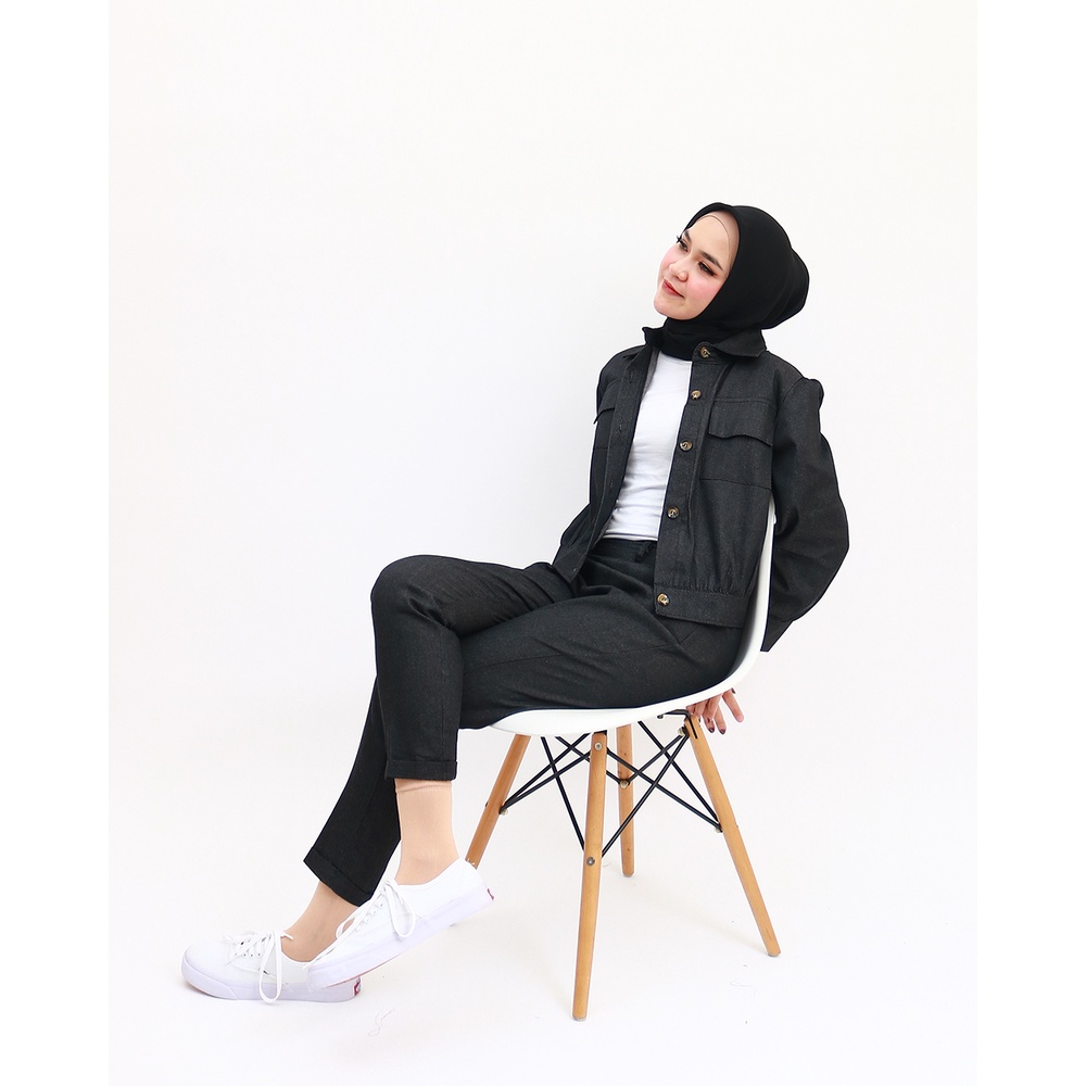 DILOVA Jacket-Pakaian Wanita Terbaru by Hijab Mamah icis