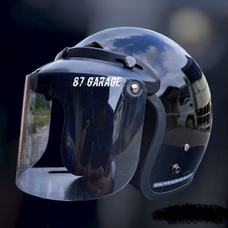 HELM BOGO RETRO SNI FULL LEHER