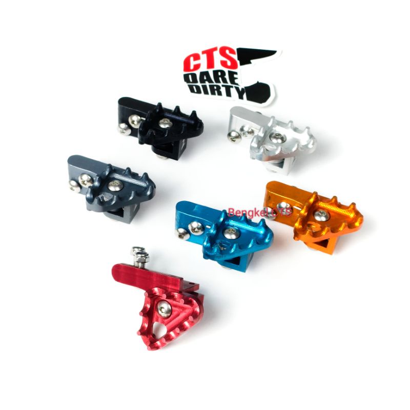 Selector Slector Ujung Tuas Pedal Rem CNC KLX Dtracker CRF WR Universal ZPOWER