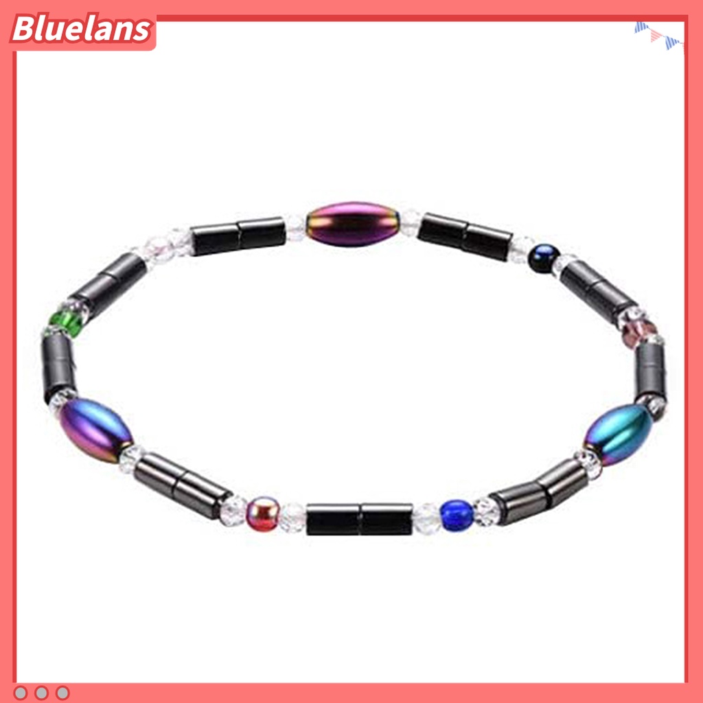 Gelang Magnetik Hias Manik-Manik Warna-Warni Untuk Wanita