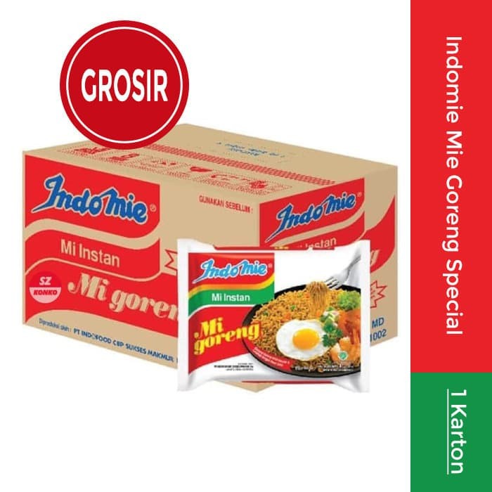 

TERLARIS Indomie Mie Instant Goreng Special 85g 1 karton 40 Pcs Grosir