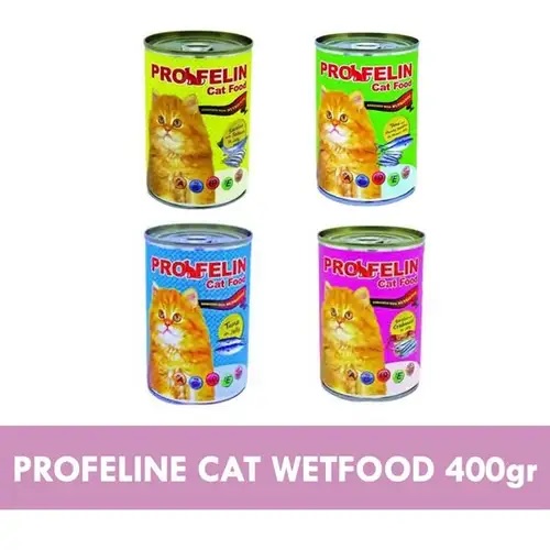 PH.Medan Profelin All Varian Makanan Kucing Basah [400 gr Kemasa Kaleng]