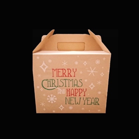 

box packaging hampers toples edisi natal kardus eflute jinjing merryy christmas kotak kado size 30x26x26 cm