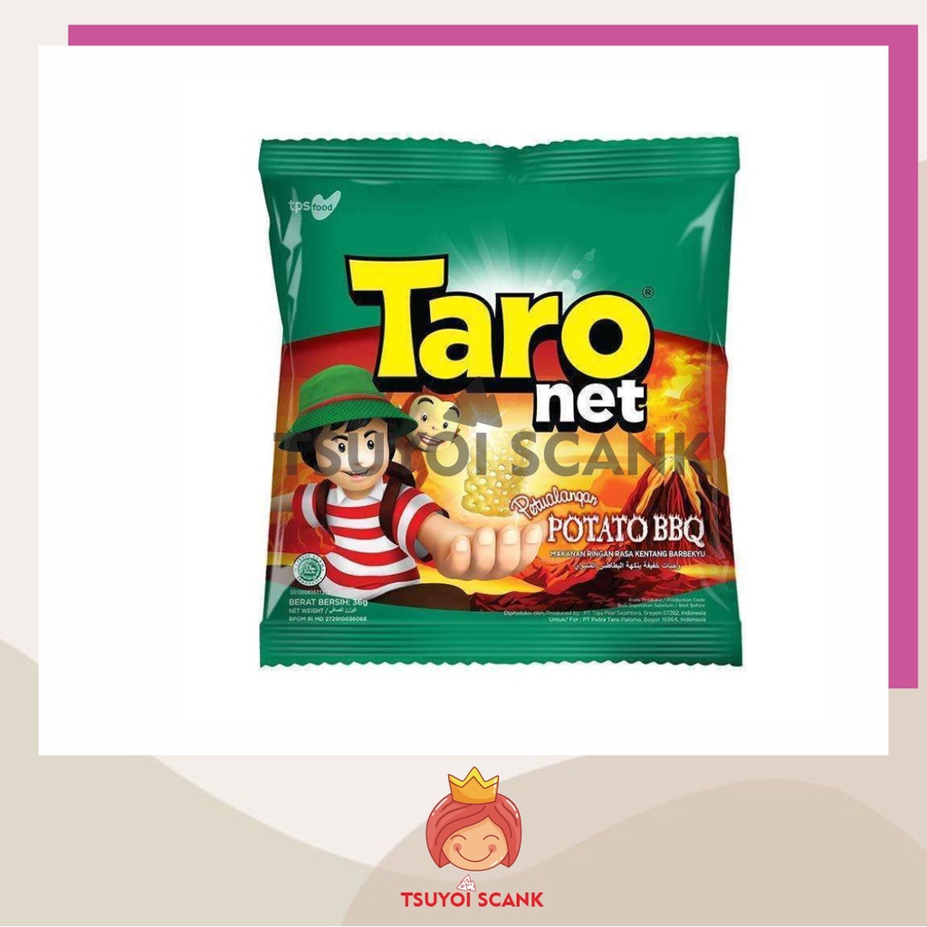 

Taro Net Potato Barbeque 10 x10gr/renceng