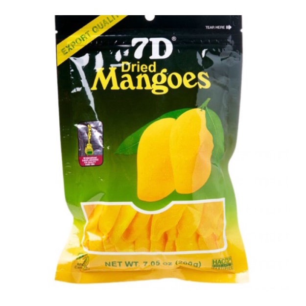 

7D Dried Mangoes Manisan Mangga Oleh Oleh Halal filipina 100g 200gr Buah Kering Manga