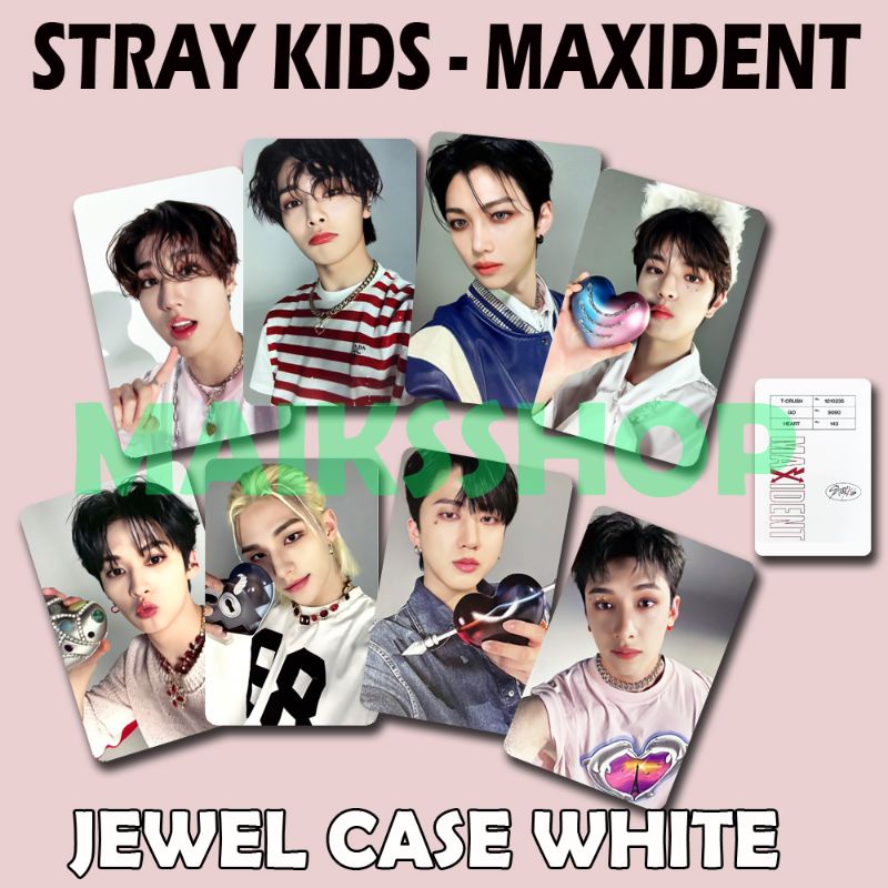 Stray Kids Skz Maxident Bangchan Hyunjin Photocard Kpop