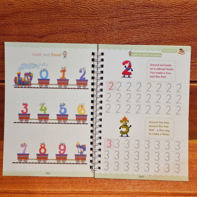 Sank Magic Books / Practice Book 10 in 1 / Alphabet / Drawing / Math / Numbers / Buku Magic Murah / Buku Magic Komplit