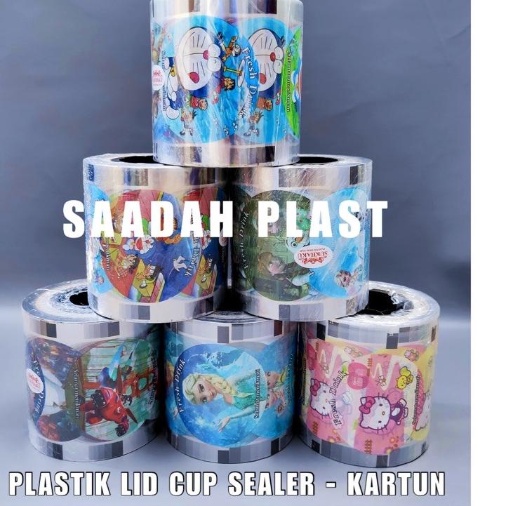

Recomend !! PLASTIK LID SEALER CUP KARTUN 1000CUP / CUP SEAL PLASTIK / SEAL CUP ✓