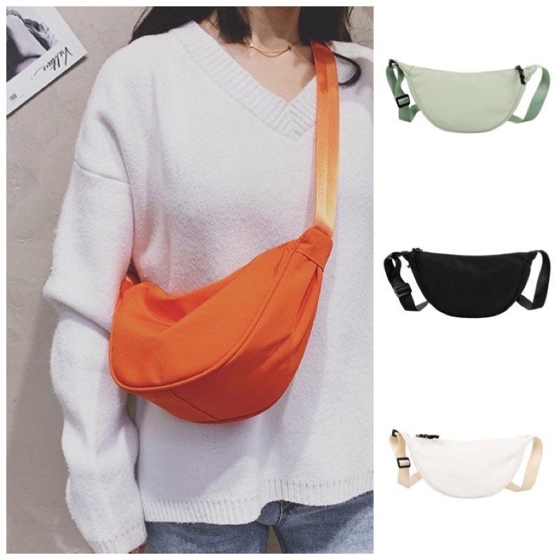 Tas Selempang Wanita import ORIGINAL waterproof waist bag chest fanny pack minimalis