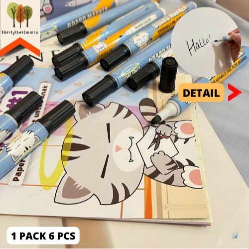 

Spidol Whiteboard Centle Paket 6 Pcs Spidol Papan Tulis Bisa Dihapus Tinta Hitam Boardmarker Funny Fancy Stuff Best Gift Stationery For School Alat Tulis Kantor Sekolah Ready Grosir Kado Ulang Tahun READY COD