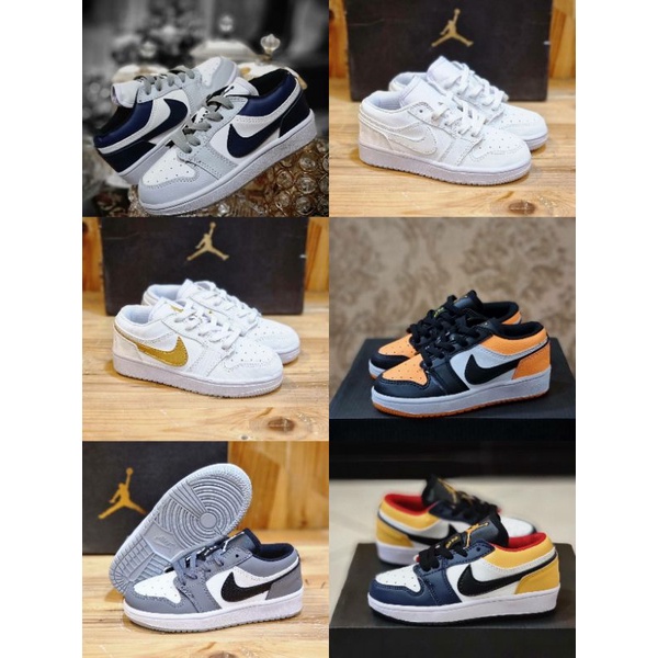 Sepatu anak sneakers nike air jordan 1 low BNIB SIZE 20-36