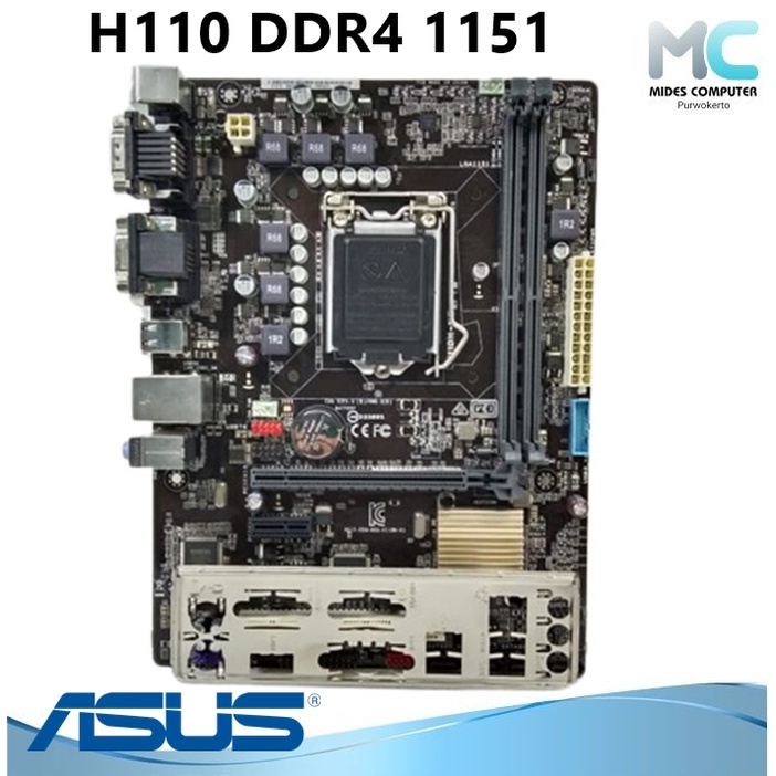 Mainboard Motherboard Mobo LGA 1151 H110 ASUS ONBOARD DDR4