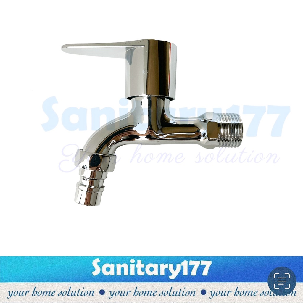 Kran Taman Minimalis Engkol F- Keran Air Tembok stainless Kamar Mandi  bathroom faucet selang mesin cuci sanitary177