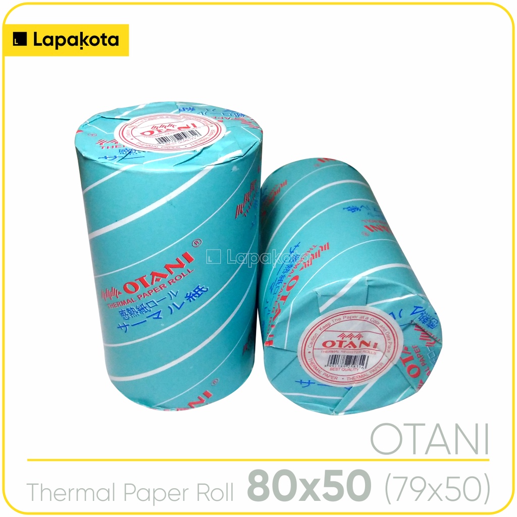 

Kertas Thermal OTANI 80x50 Print Hitam, Kertas Struk Kasir EDC