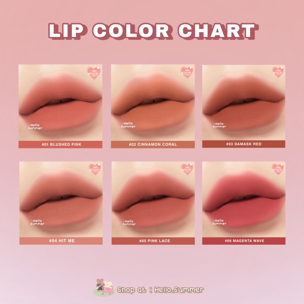 𝐌𝐀𝐓𝐓𝐄 𝐋𝐈𝐏𝐒𝐓𝐈𝐂𝐊 - Unicorn Love Me Matte Lipgloss Lipstick Transferproof Best Seller 8ml