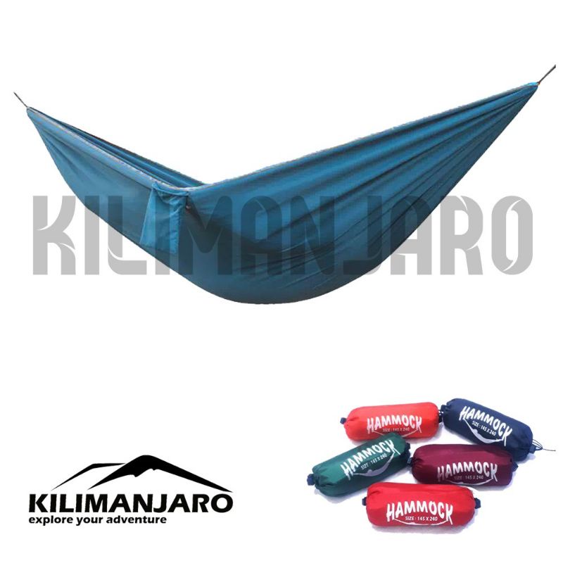 HAMMOCK TEMPAT TIDUR GANTUNG # HAMMOCK CAMPING BERKEMAH HIKING OUTDOOR