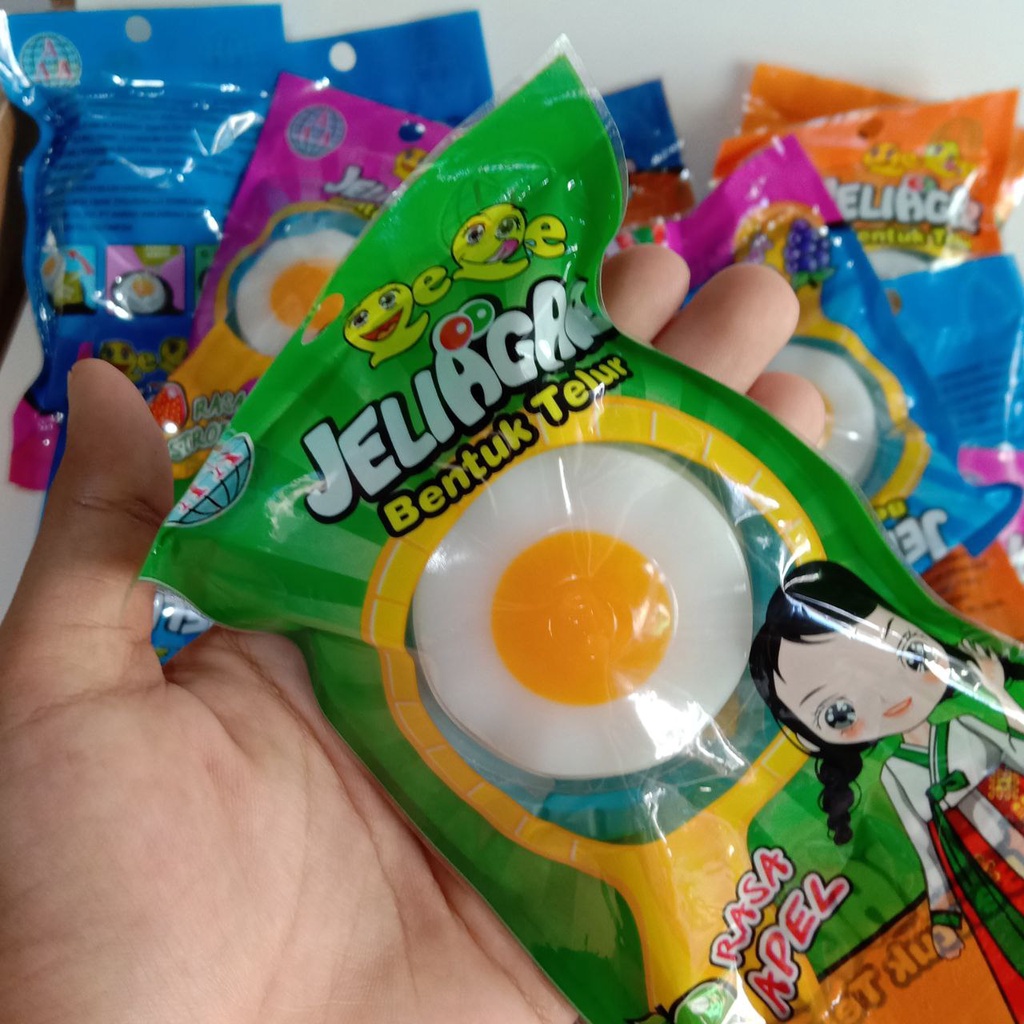 

RB 20 pcs JELIAGAR telor ceplok shaset / jeli telor ceplok / agar telor ceplok