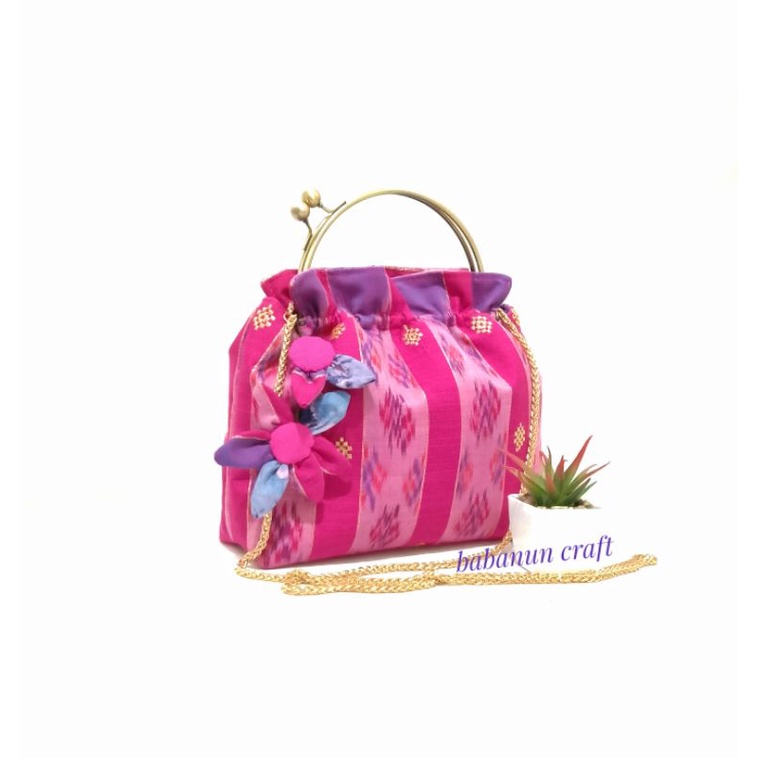 Babanun Tas Pesta Wanita Tenun Blongket Songket