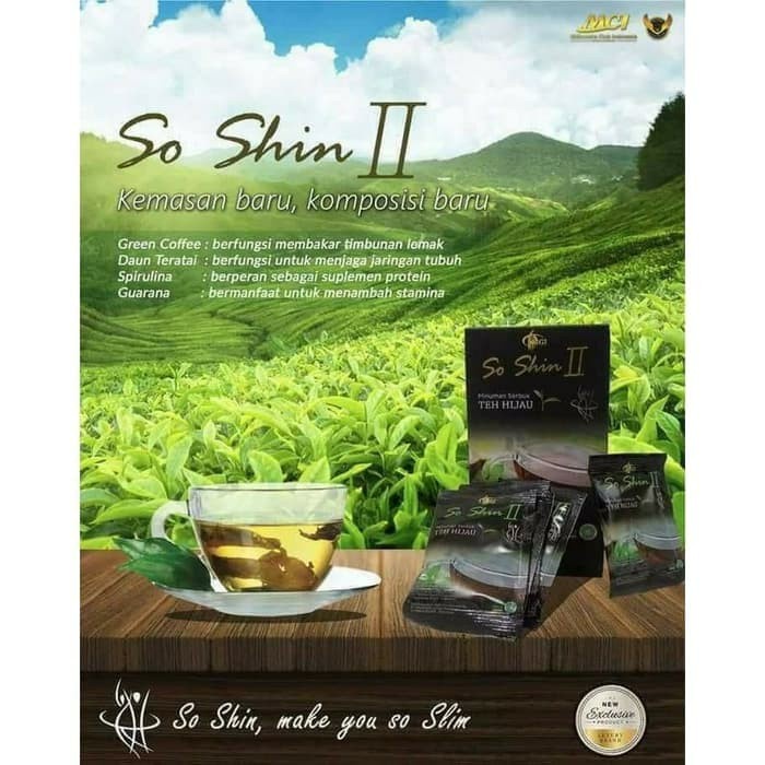 

ORIGINAL MURAH So Shin II MCI ( teh herbal pelangsing tubuh , detox tea )