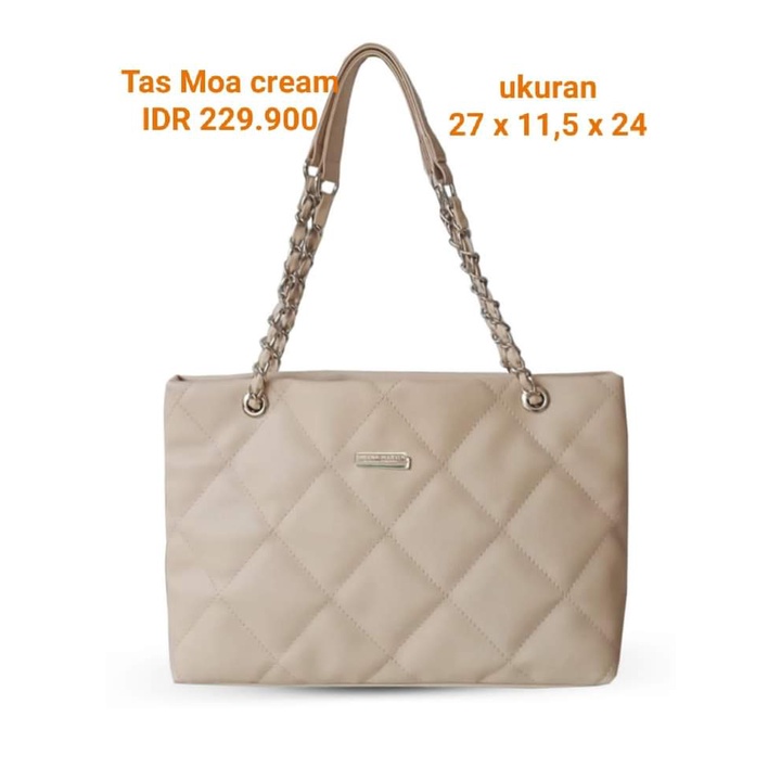 Tas Moa Cream Tote Bag Sheena Marvin