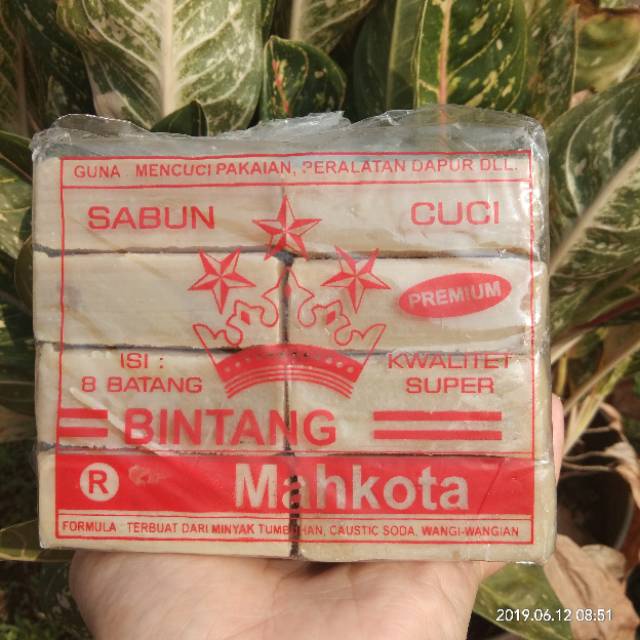 1 BATANG SABUN COKLAT PENGHILANG NODA KUALITAS PREMIUM / BINTANG MAHKOTA SUPER