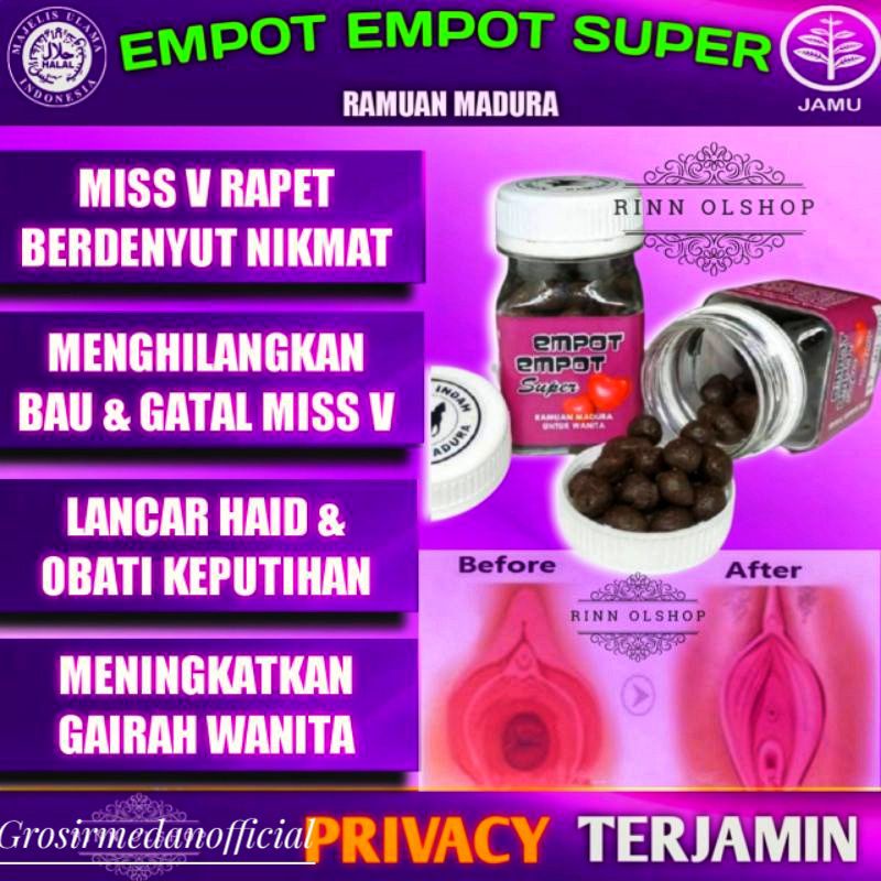 HERBAL JAMU EMPOT EMPOT SUPER ORIGINAL ASLI MADURA - BIKIN KESET DAN MENGENCANGKAN