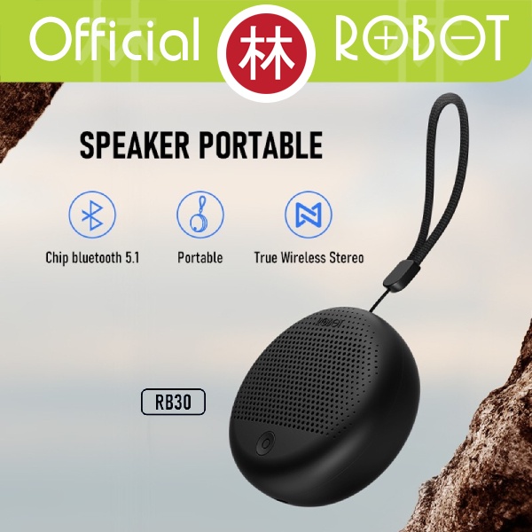 Robot RB30 Mini Portable Bluetooth Chip 5.1 Wireless Speaker TWS Micro