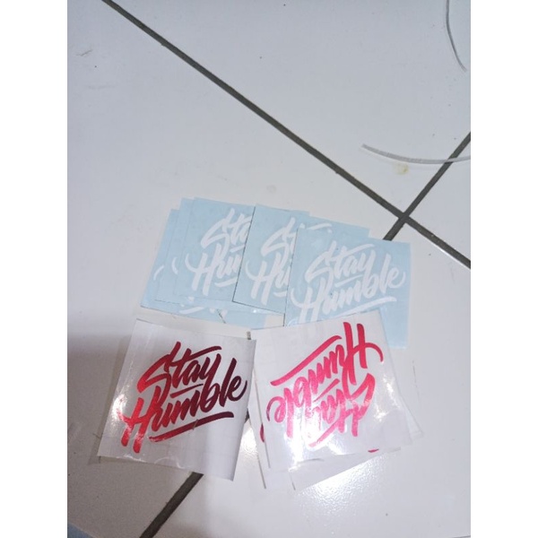 Cutting sticker cakar f**k oh shit stay humble low and slow hellabroke stiker bisa di tempel di media apapun barang apapun kualitas terjamin bahan oracal premium