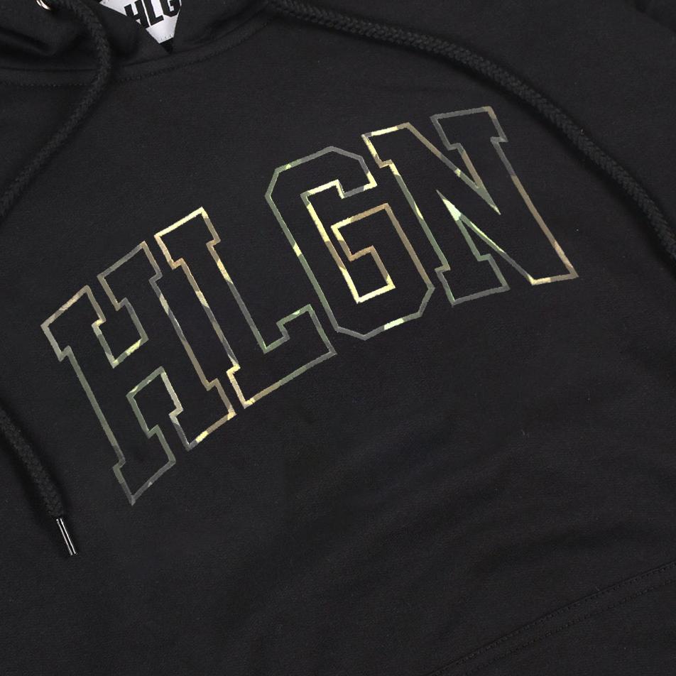 Siap Kirim HOOLIGANS Hoodie Bold HLGN Camo 22.1 Black