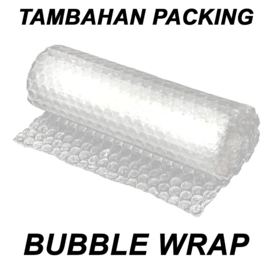 

PLASTIK BUBBLE (BUBBLE WRAP) UNTUK PACKING TAMBAHAN AGAR LEBIH AMAN