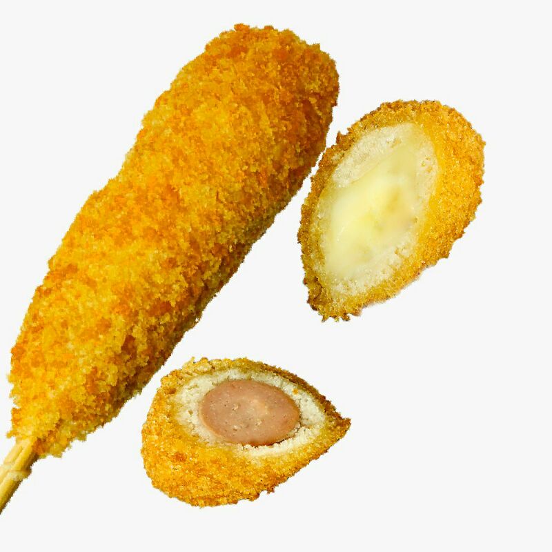 CORNDOG MOZARELA, CORNDOG SOSIS,  CORNDOG MARSMELLOW, CORNDOG COKLAT,  GORENGAN