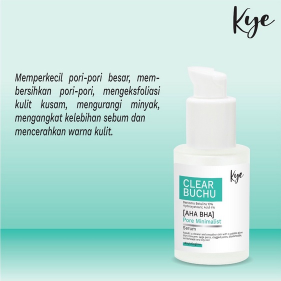 KYE CLEAR BUCHU SERUM - 30ML BOTOL