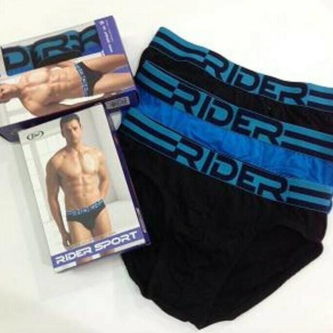 [1Box=3Pcs] RIDER SPORT Celana Dalam / CD (R762B)