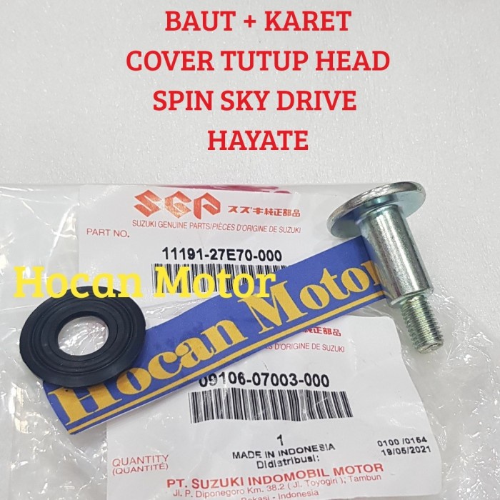 BAUT PLUS KARET SEAL TUTUP COVER HEAD HED SPIN SKYDRIVE SKYWAVE HAYATE