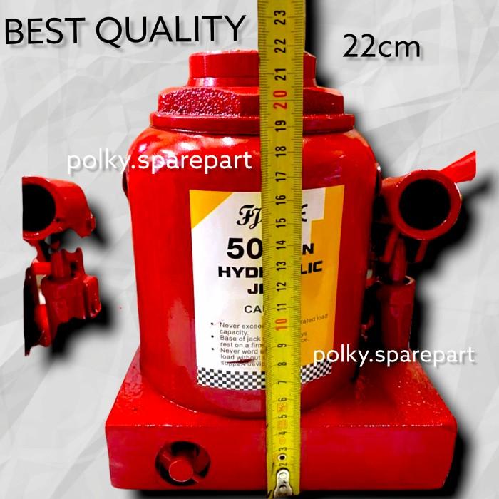 Dongkrak Dongkrak Botol 50Ton Body Pendek 50 Ton Hydraulic Jack Kualitas Bagus