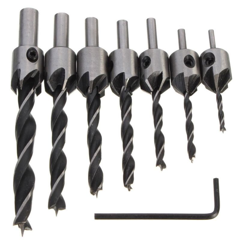 Mata Bor Kayu - Pelubang Kayu - Mata Bor Drill Bit Countersink