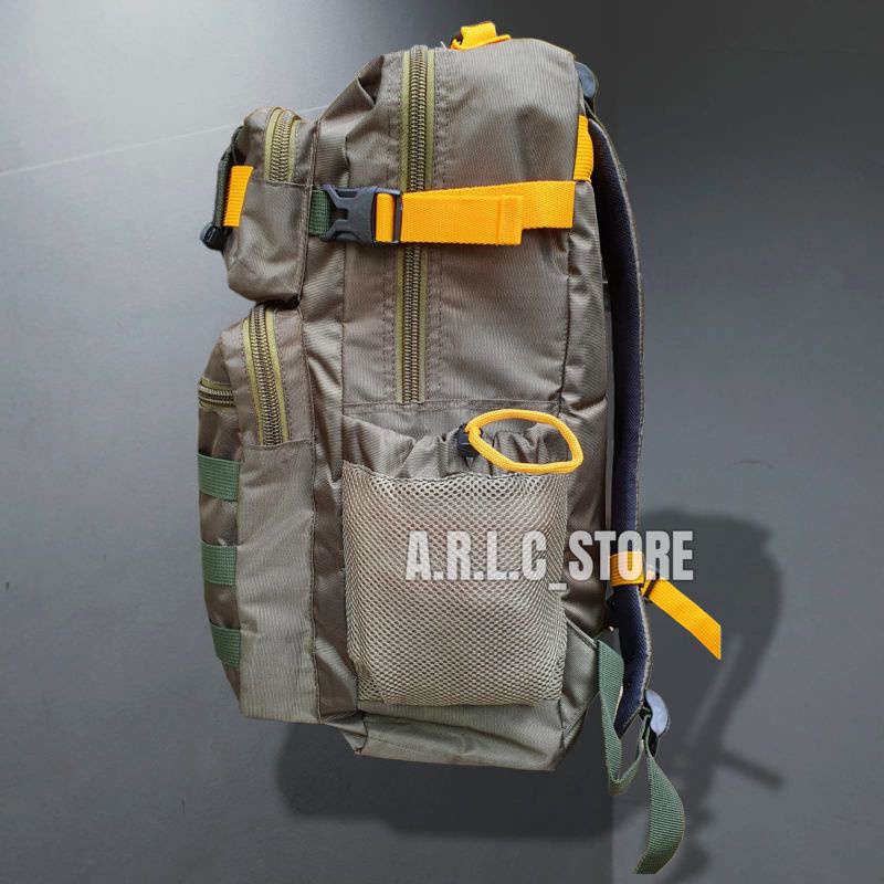 tas ransel hijau army - tas gendong model new leabanon hijau army - tas punggung hijau army