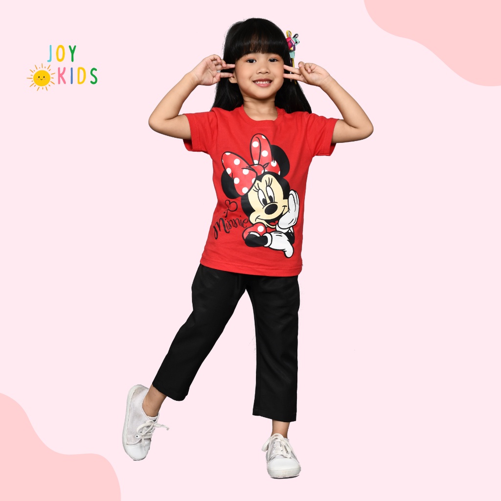 Terbaru Baju kaos anak perempuan premium kualitas distro 1 sampai 12 tahun katun termurah