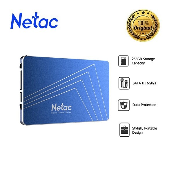 NETAC SSD N600S 2.5 SATAIII 256GB - R/W: up to 560MB/520MB/S(1TB)