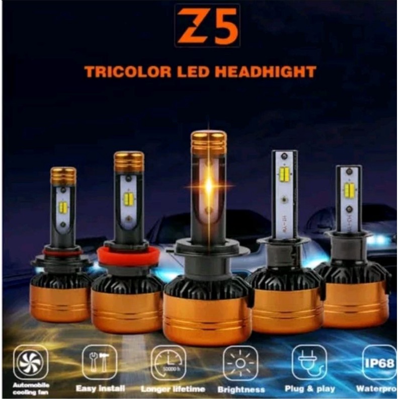 Led H11 . H16 . H8 . 3 Warna