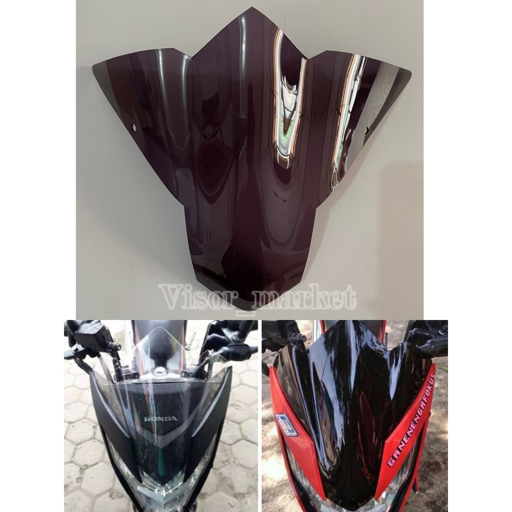 VISOR HONDA SONIC 150r/ Visor Sonic Jenong/ Windshield Honda Sonic 150r Model Jenong