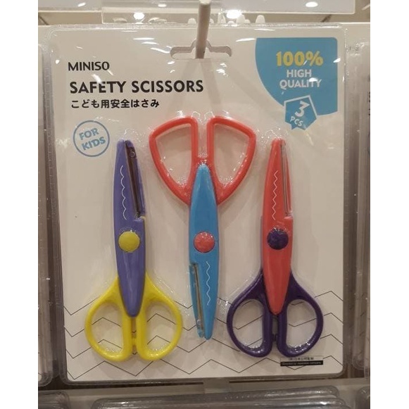 

Menakjubkan Miniso Safety Scissors 3Pcs Gunting Aman Untuk Anak Kreatifitas Bagus