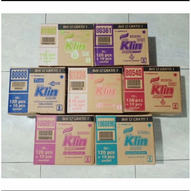 1 dus so klin liquid / cair 22 ml x 120+10s eceran 500