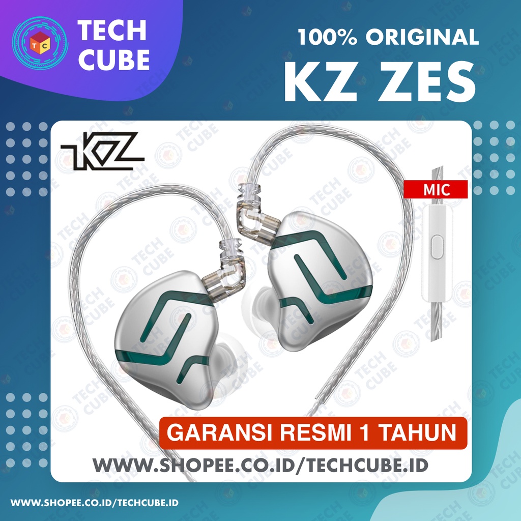 KZ ZES with Mic Electrostatic Driver Earphone Headset Alt ZEX DQ6 PRO