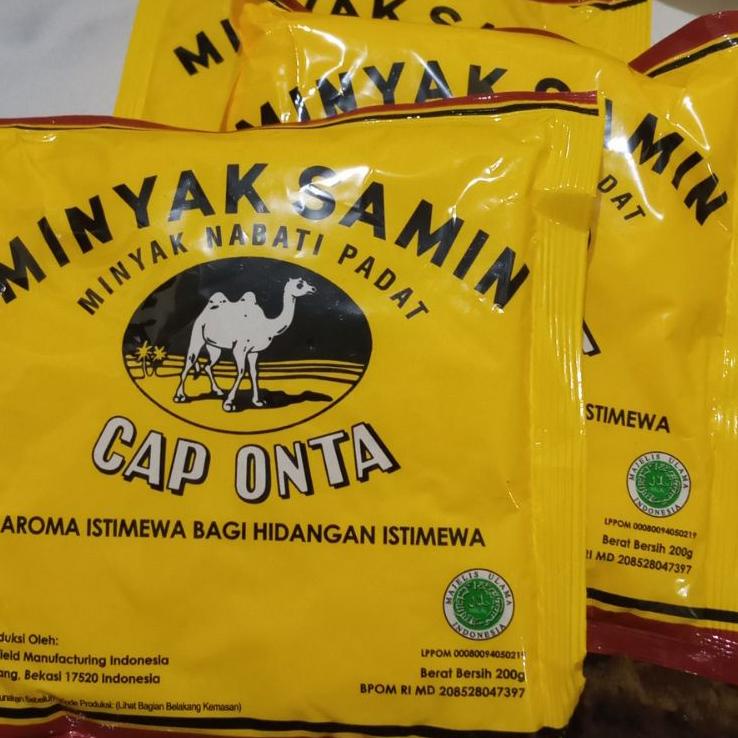 

Promo baru--Minyak Samin Cap Onta 200 gr minyak nabati padat