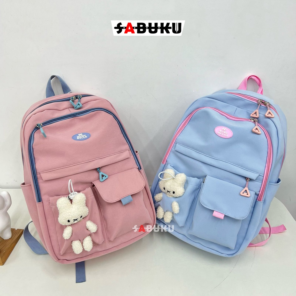 Tas Ransel Backpack Wanita Korea Multifungsi Sekolah Kekinian Tas Anak SD SMP Fashion Wanita - 269