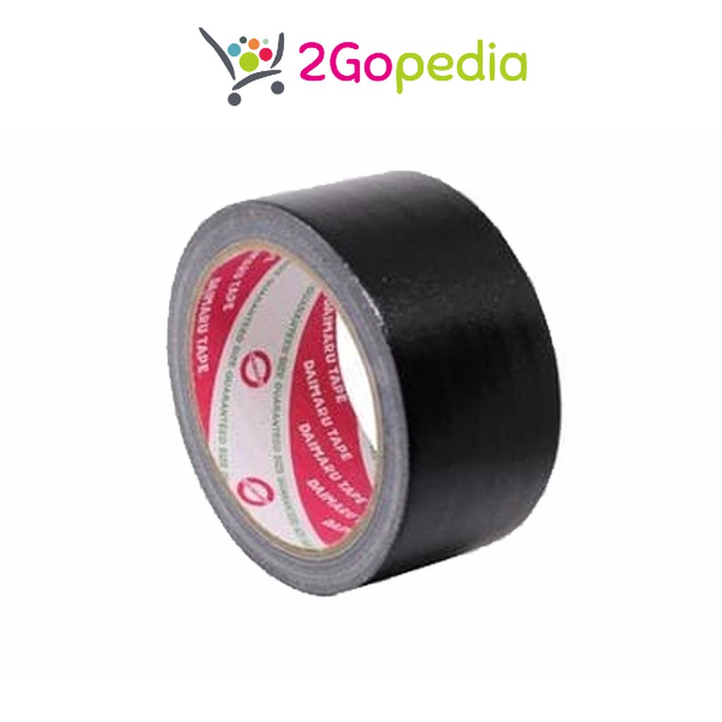 

Isolasi Linen Tape/ Lakban Hitam/ Cloth Tape Daimaru 48 Mm Grosir Murah Atk