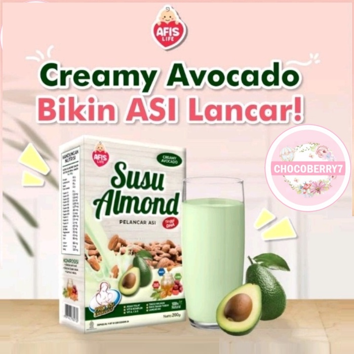 SUSU ALMOND AFIS Pelancar Asi AFIS Susu Almond AFIS LIFE 200gr