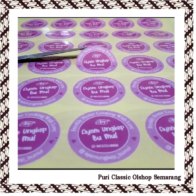 

STIKER ROUND 3 cm LOGO HOTEL UNTUK SABUN HOTEL
