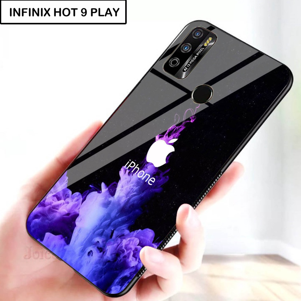 Softcase Kaca For INFINIX HOT 9 PLAY - Case Handphone INFINIX HOT 9 PLAY [T49].